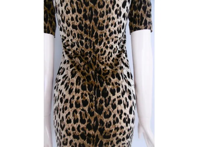 Vestido Estampado De Leopardo De Junko Shimada 