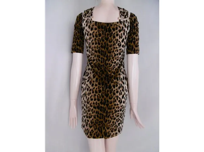 Vestido Estampado De Leopardo De Junko Shimada 