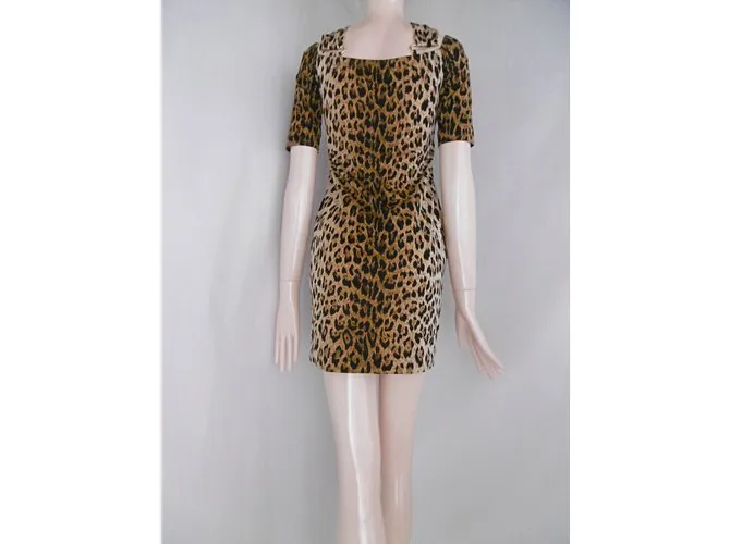 Vestido Estampado De Leopardo De Junko Shimada 