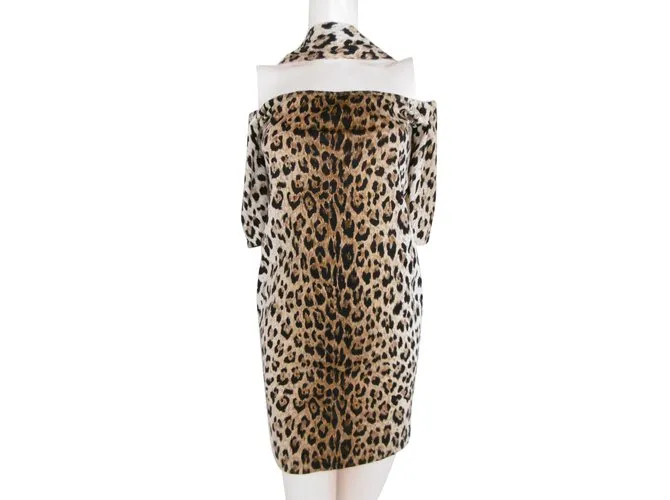 Vestido Estampado De Leopardo De Junko Shimada 