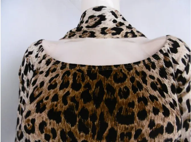 Vestido Estampado De Leopardo De Junko Shimada 
