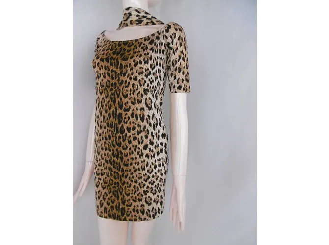 Vestido Estampado De Leopardo De Junko Shimada 
