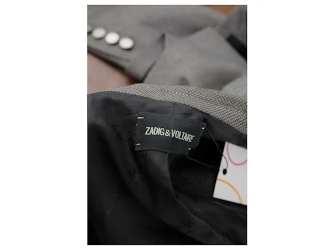 Zadig & Voltaire chaqueta de sport Gris 