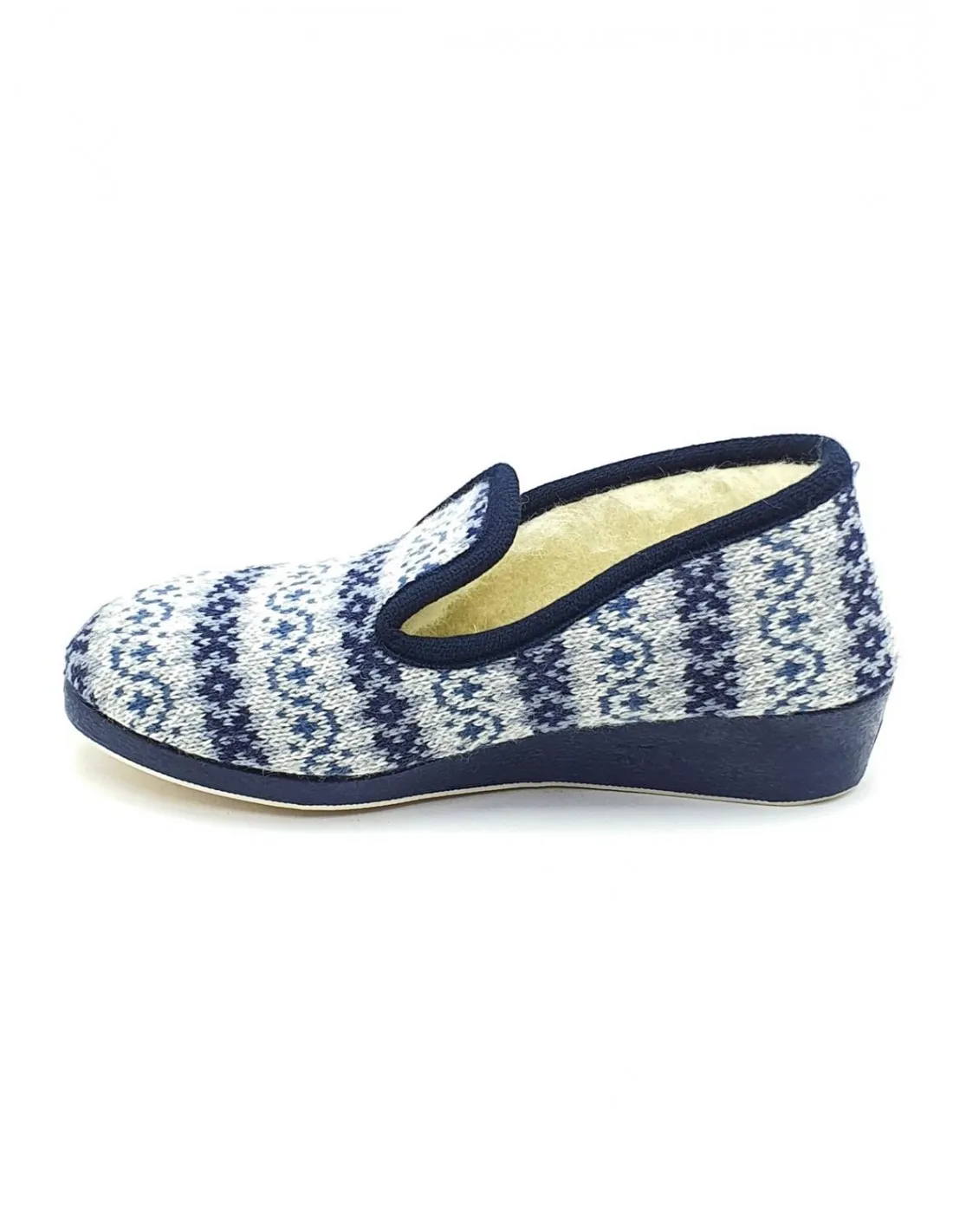 Zapatilla de mujer Sual Slippers en azul 1535