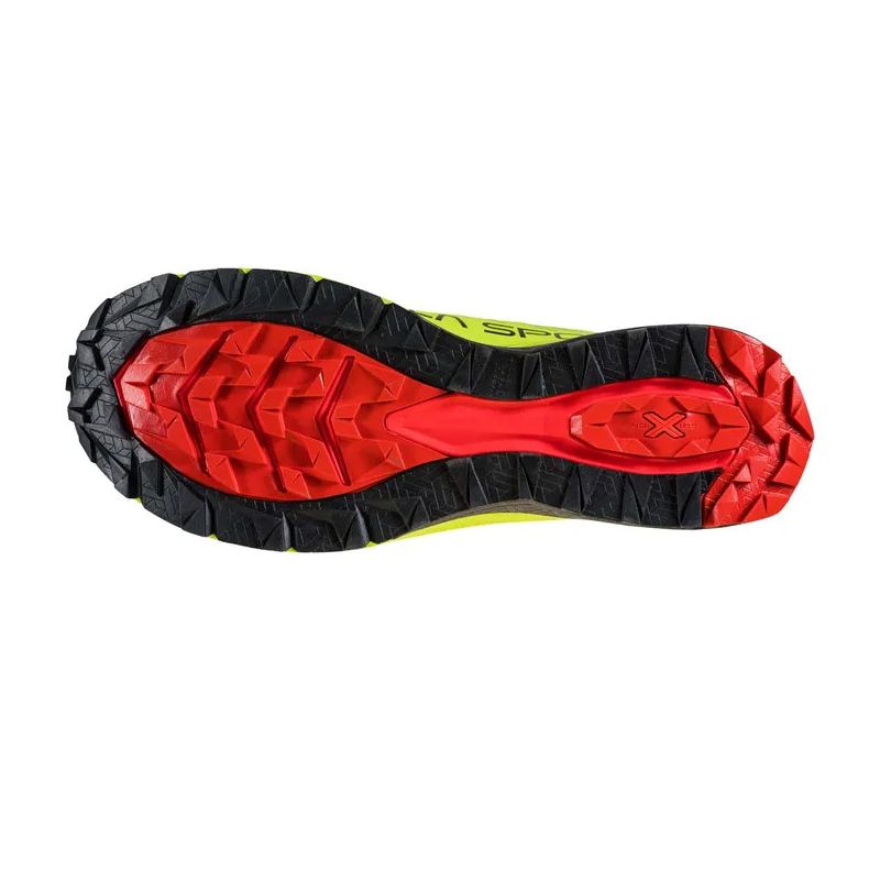 Zapatilla de trail La Sportiva Jackal (Neon/Goji) para hombre