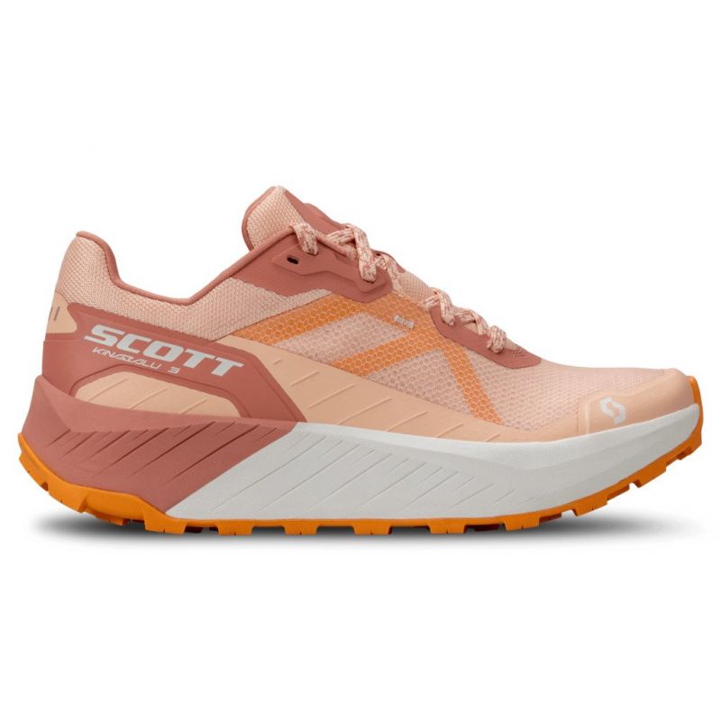 Zapatilla de trail Scott Kinabalu 3 (naranja pálido/rojo terra) Mujer
