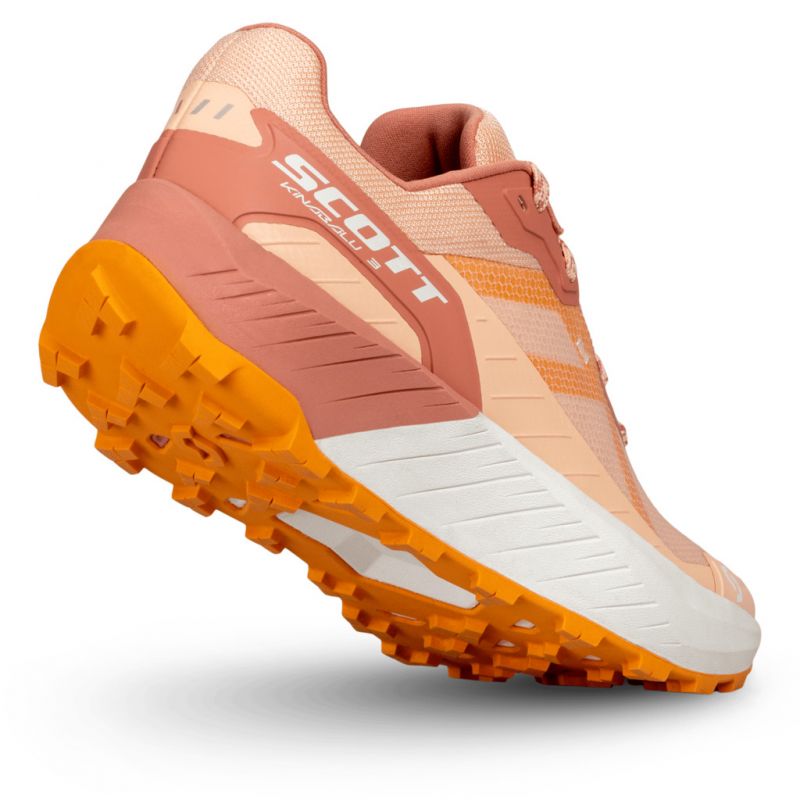 Zapatilla de trail Scott Kinabalu 3 (naranja pálido/rojo terra) Mujer