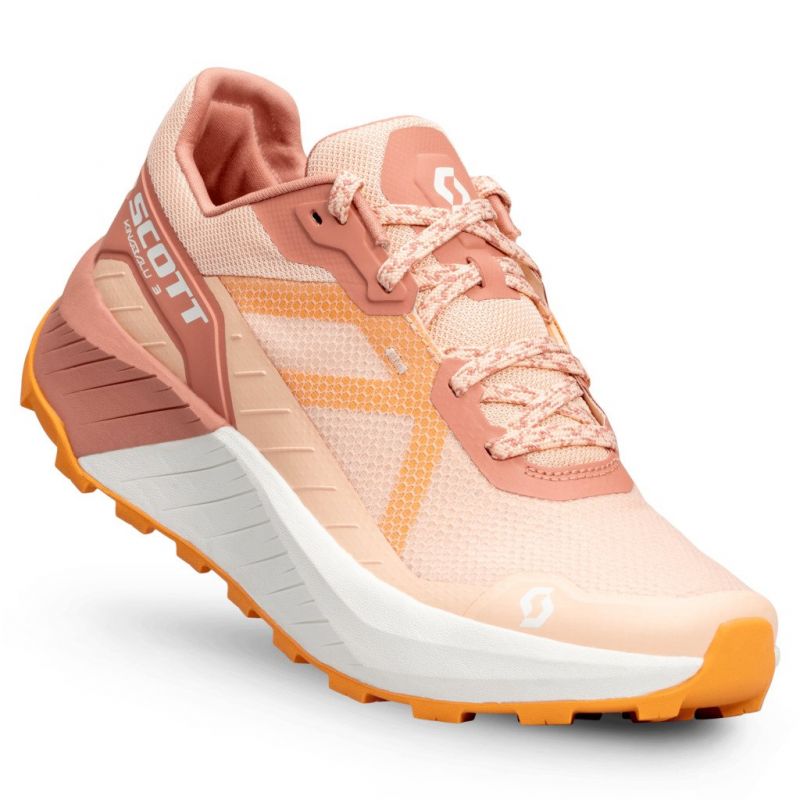 Zapatilla de trail Scott Kinabalu 3 (naranja pálido/rojo terra) Mujer