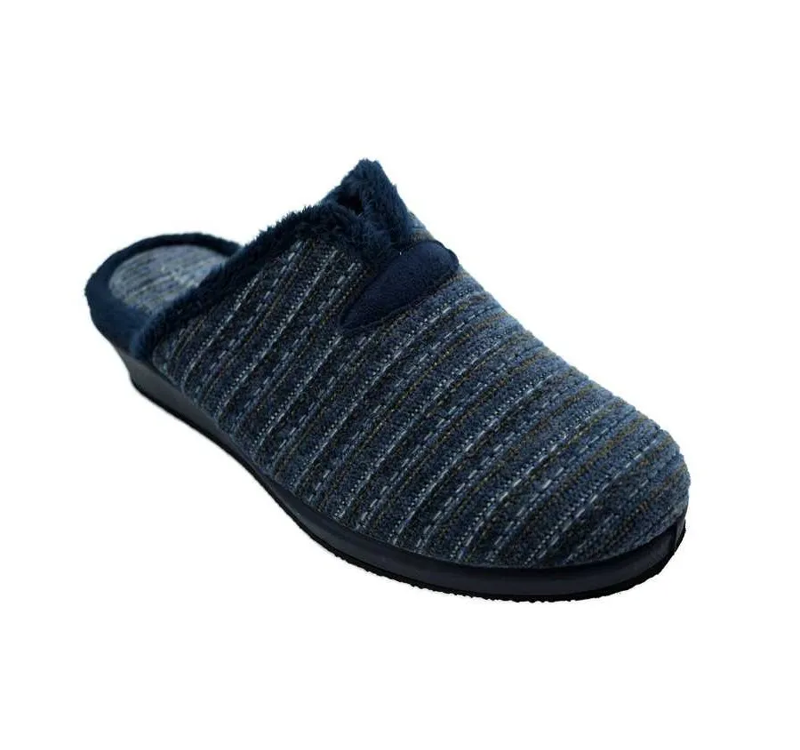 ZAPATILLA GARZÓN 1725.527 PARA CASA DE MUJER PANTUFLA CÓMODA CHINELA DESCALZA MARINO SIN BANDA 26554