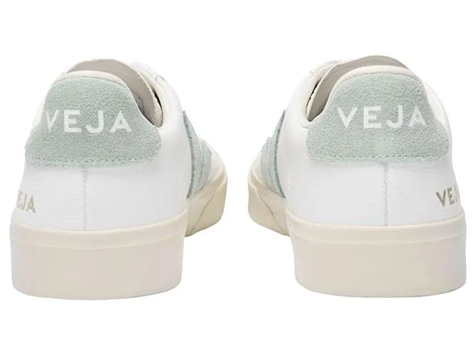 ZAPATILLAS CAMPO  VEJA  BLANCO/MATCHA  CUERO 