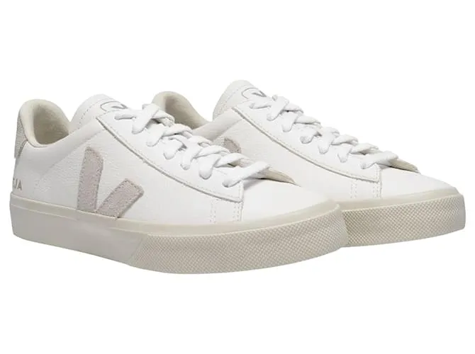 ZAPATILLAS CAMPO  VEJA  BLANCO/MATCHA  CUERO 