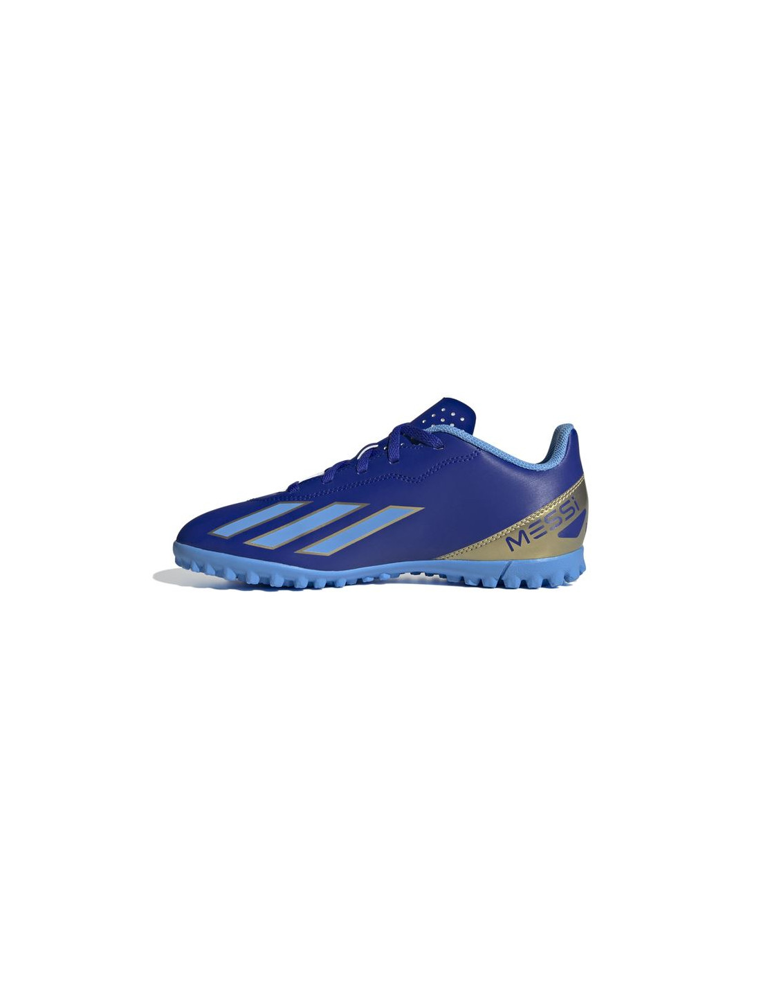 Zapatillas de fútbol sala adidas X Crazyfast Club Tf Messi Infantil Azul
