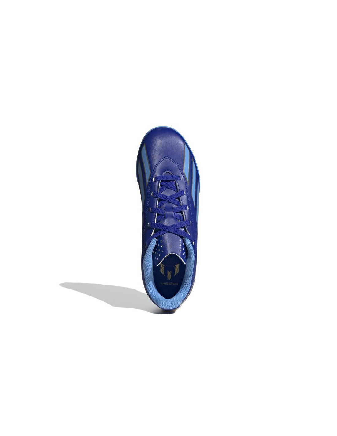 Zapatillas de fútbol sala adidas X Crazyfast Club Tf Messi Infantil Azul