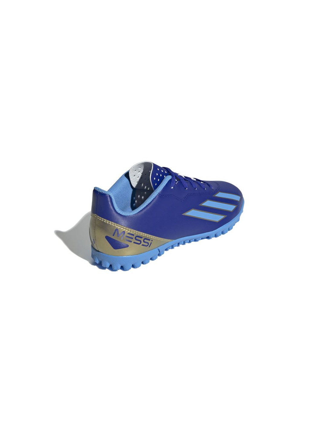 Zapatillas de fútbol sala adidas X Crazyfast Club Tf Messi Infantil Azul