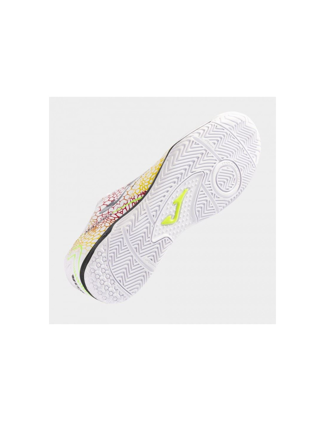Zapatillas de Fútbol sala Joma Maxima 2442 Blanco Amarillo Indoor Hombre