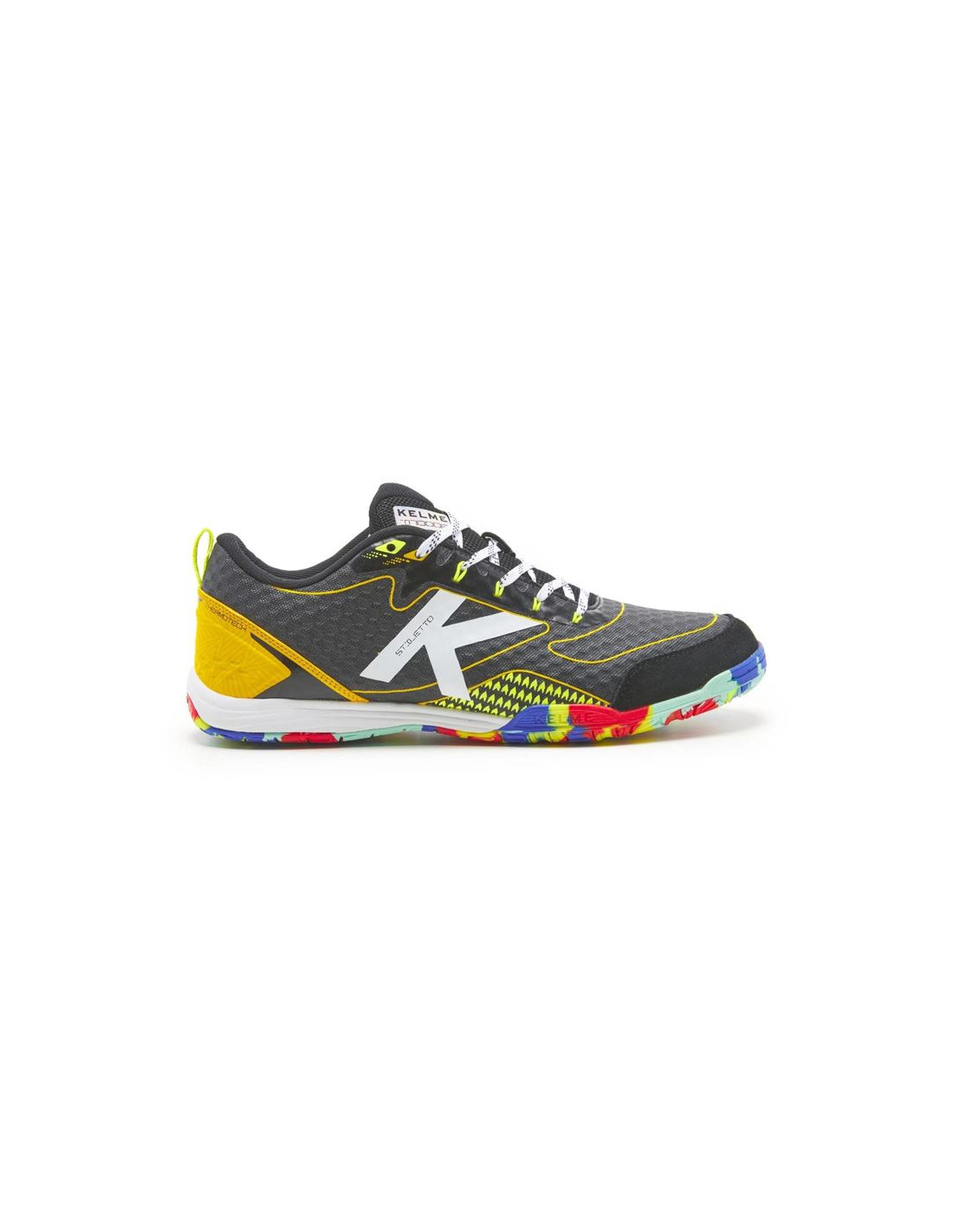 Zapatillas de Fútbol Sala Kelme Stiletto Negro Y Amarillo