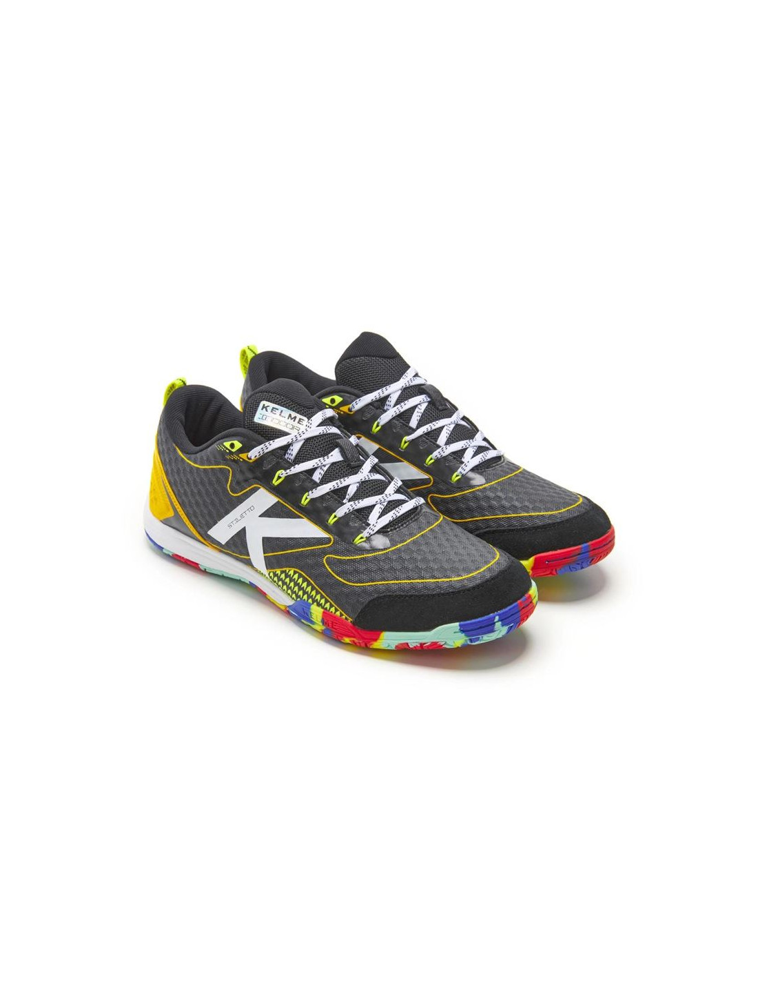 Zapatillas de Fútbol Sala Kelme Stiletto Negro Y Amarillo