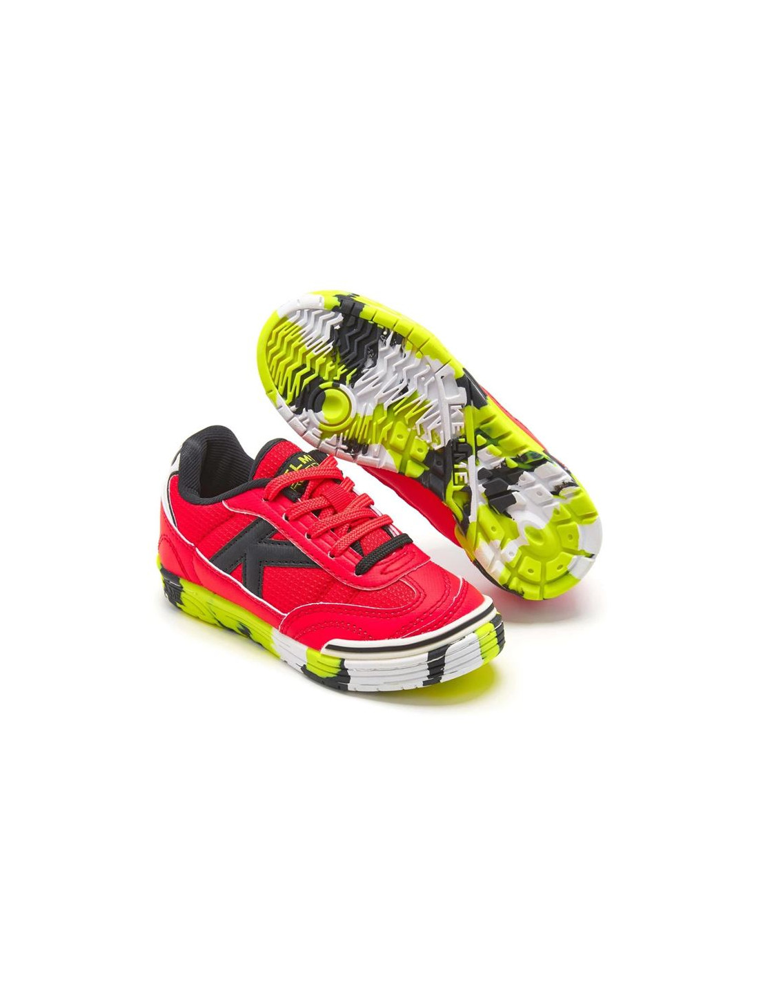 Zapatillas de Fútbol Sala Kelme Trueno Lace Infantil Rojo Fuerte