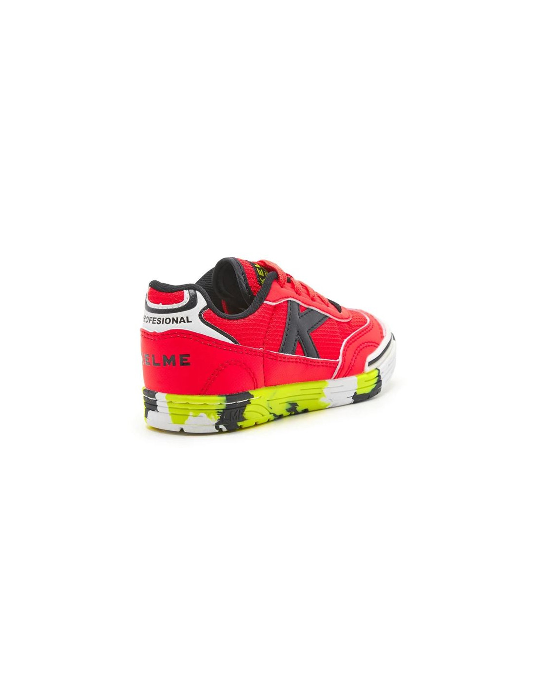 Zapatillas de Fútbol Sala Kelme Trueno Lace Infantil Rojo Fuerte