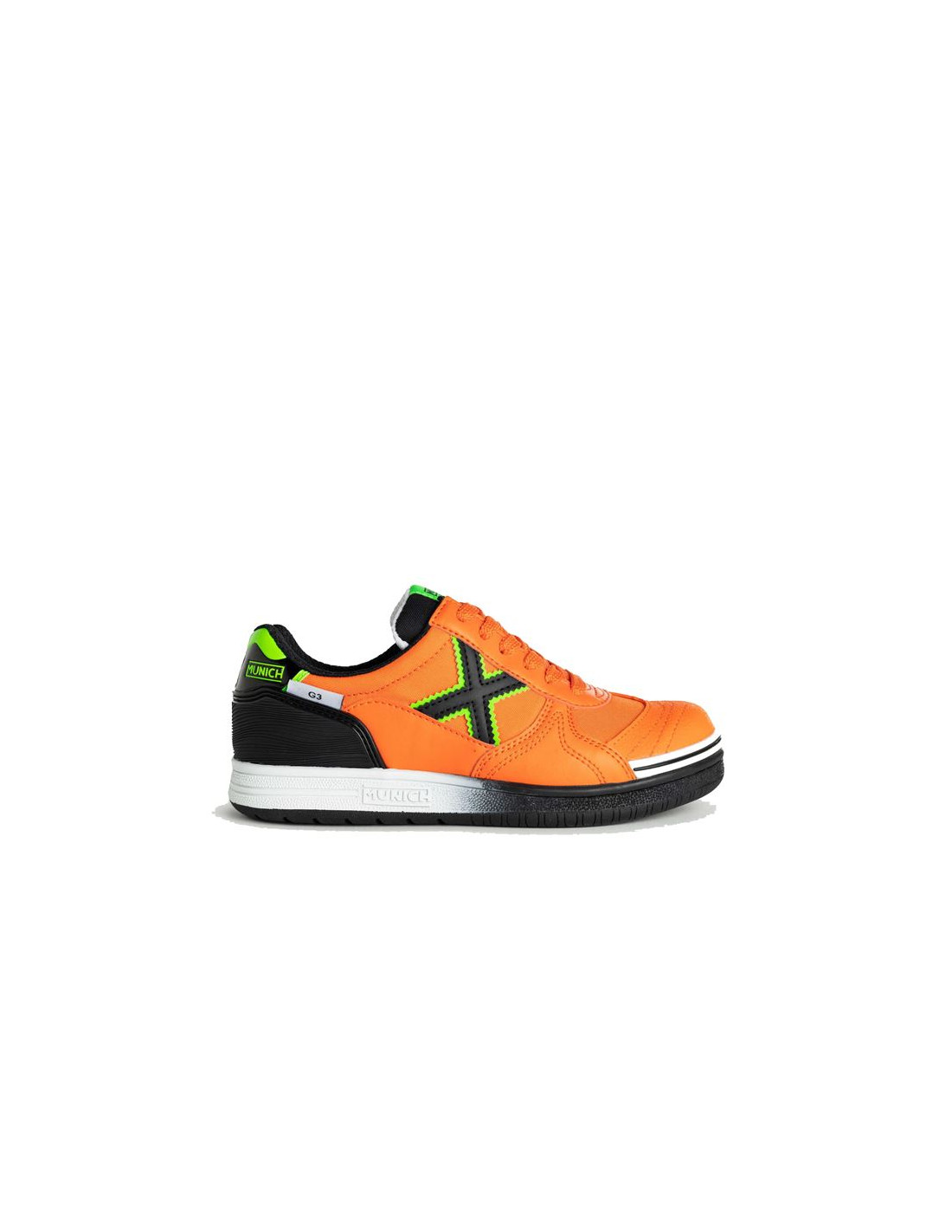 ZAPATILLAS DE FúTBOL SALA MUNICH G3 KID INDOOR 384 INFANTIL NARANJA