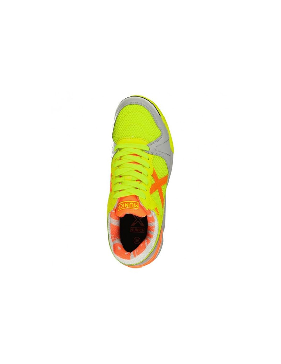 Zapatillas de Fútbol Sala Munich One Kid 59 Infantil Amarillo