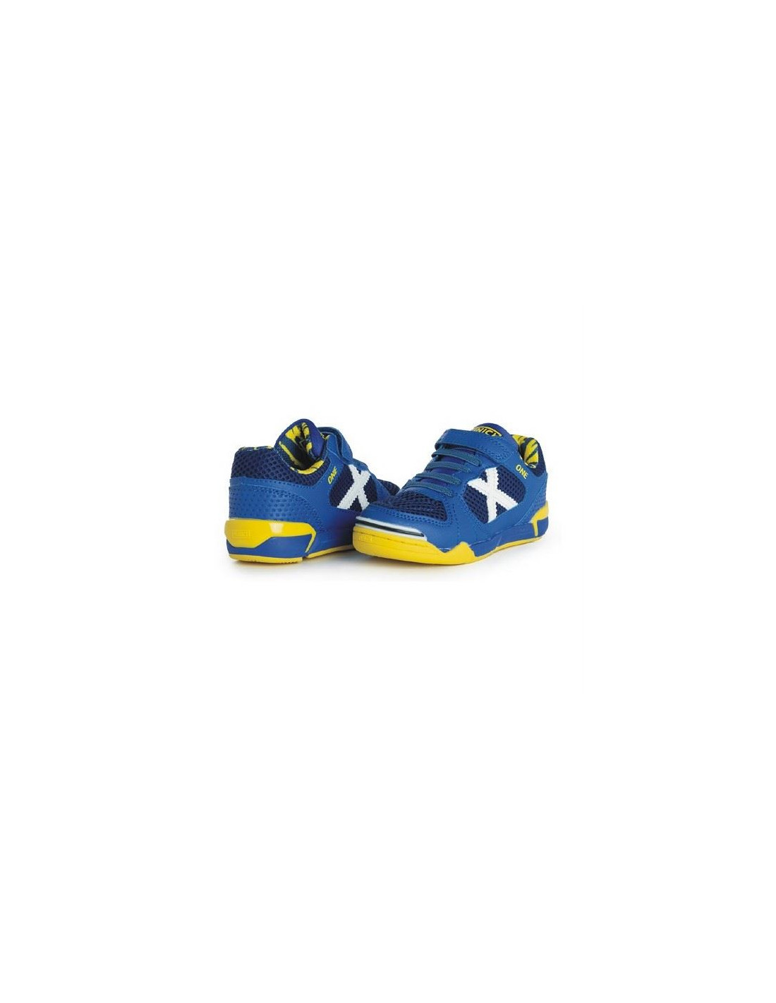 Zapatillas de Fútbol Sala Munich One Kid Vco 58 Infantil Azul