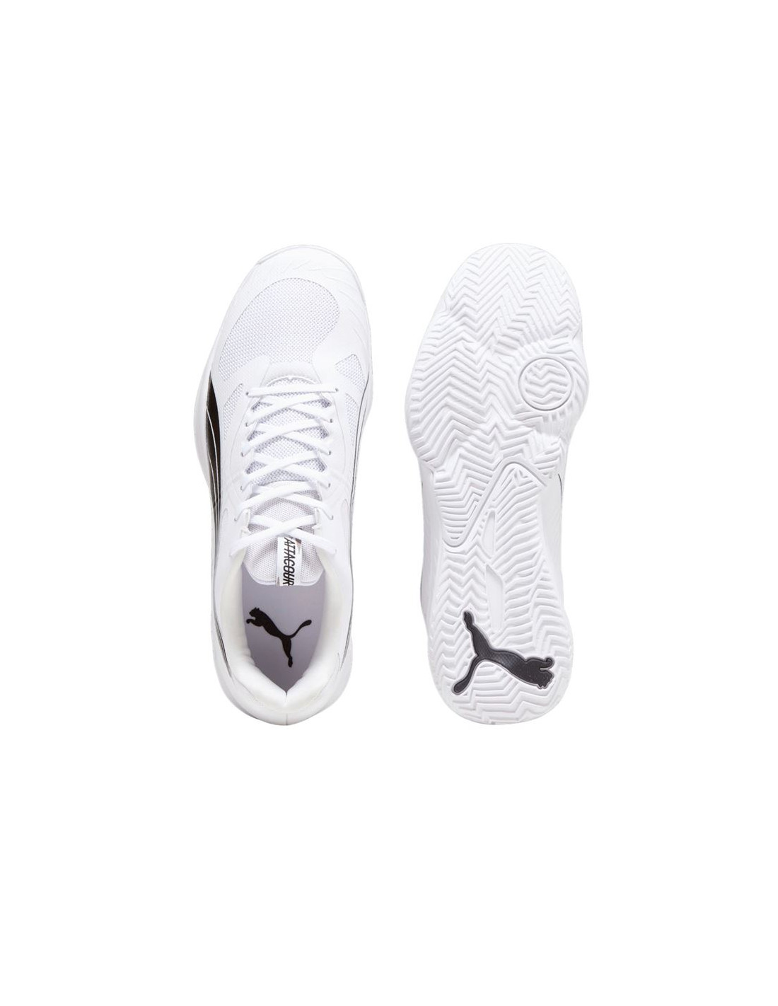 Zapatillas de fútbol sala Puma Attacourt Blanco / Negro