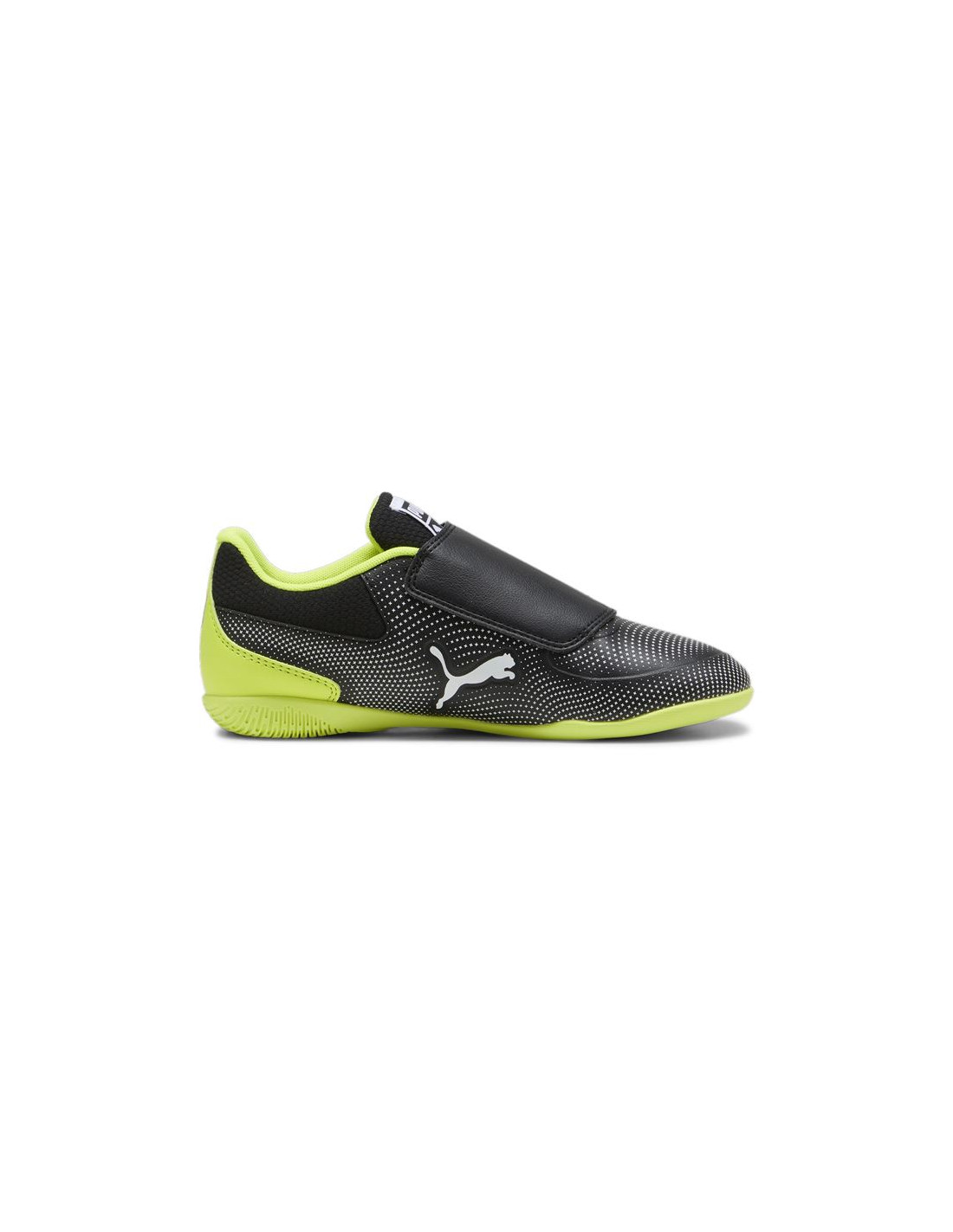 Zapatillas de fútbol sala Puma TRUCO II V Infantil Negro Blanco