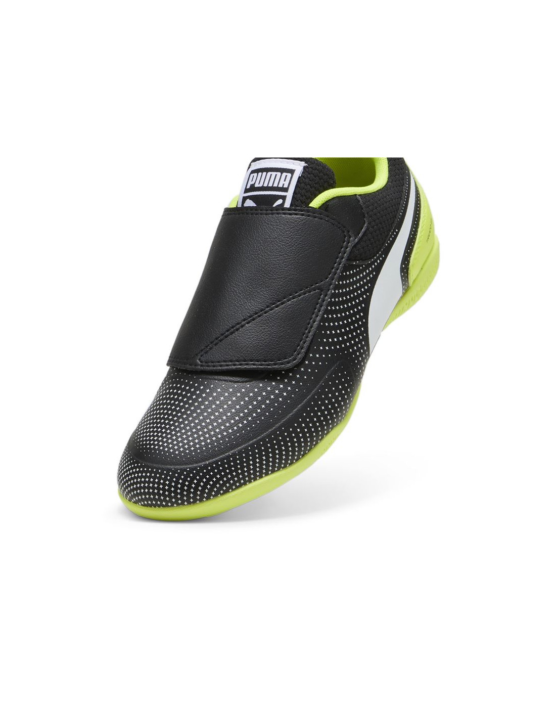 Zapatillas de fútbol sala Puma TRUCO II V Infantil Negro Blanco