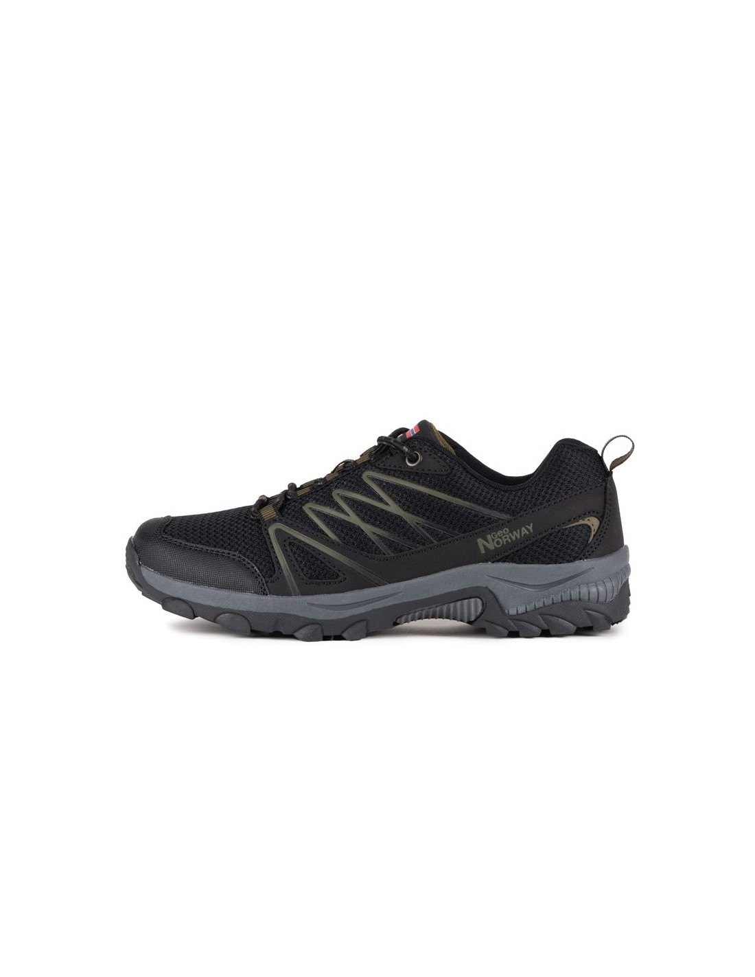 Zapatillas de Montaña Geographical Norway Trekking Negro Amarillo Hombre