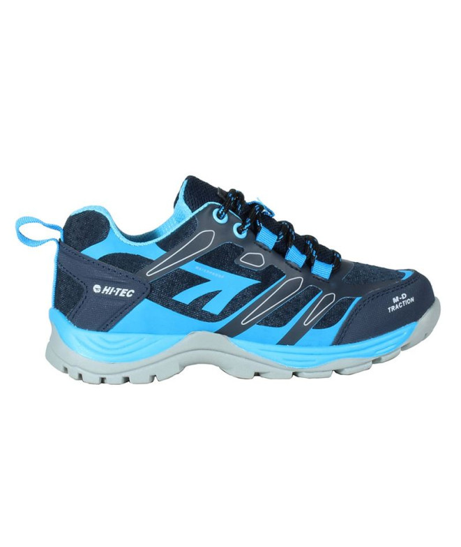 Zapatillas de Montaña Hi-Tec Toubkal Low Waterproof Navy/Aquarius Infantil