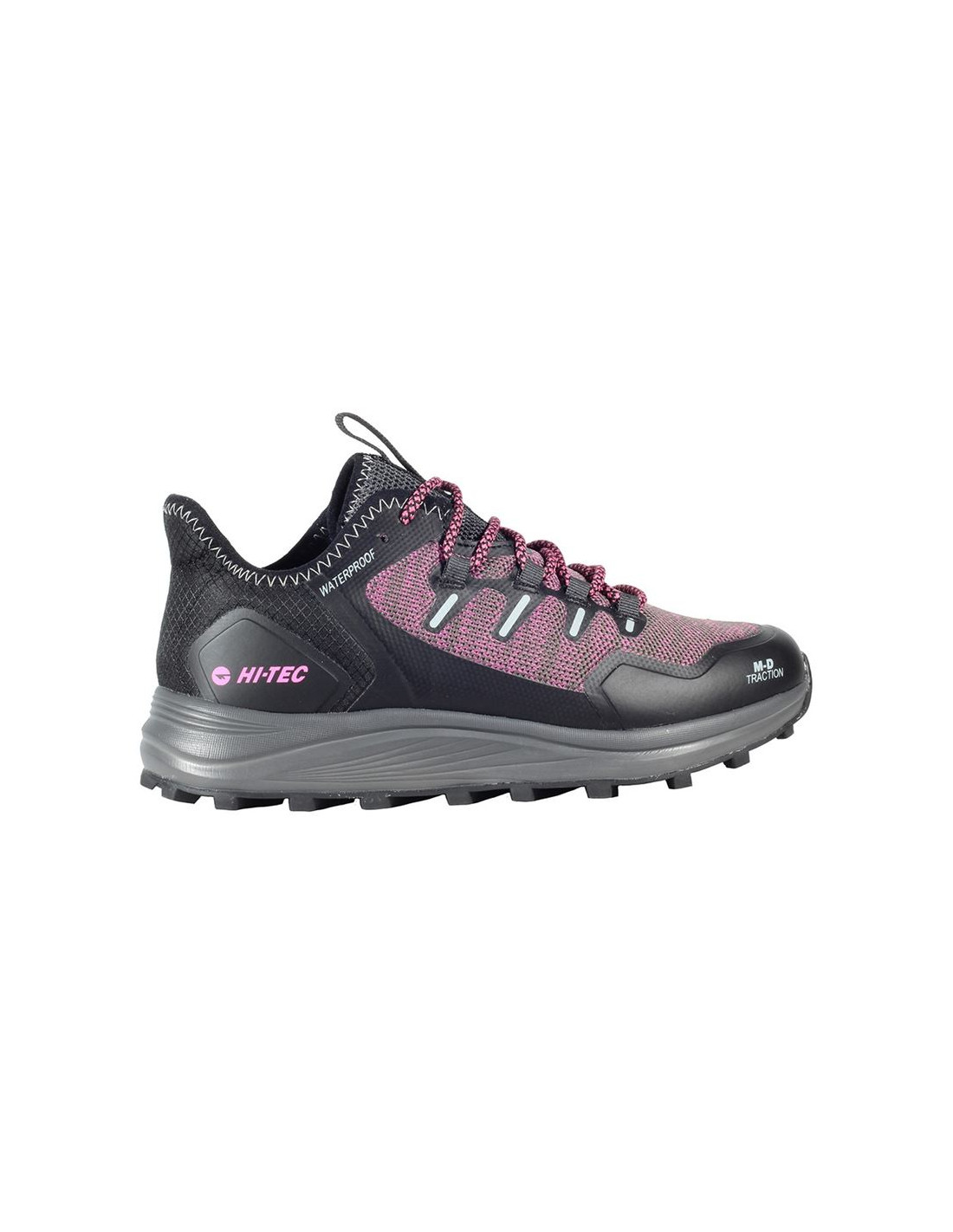 ZAPATILLAS DE MONTAñA HITEC TREK WATERPROOF NEGRO MUJER