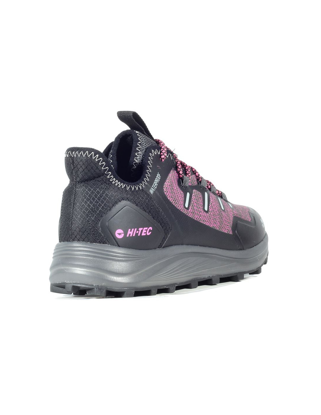 ZAPATILLAS DE MONTAñA HITEC TREK WATERPROOF NEGRO MUJER