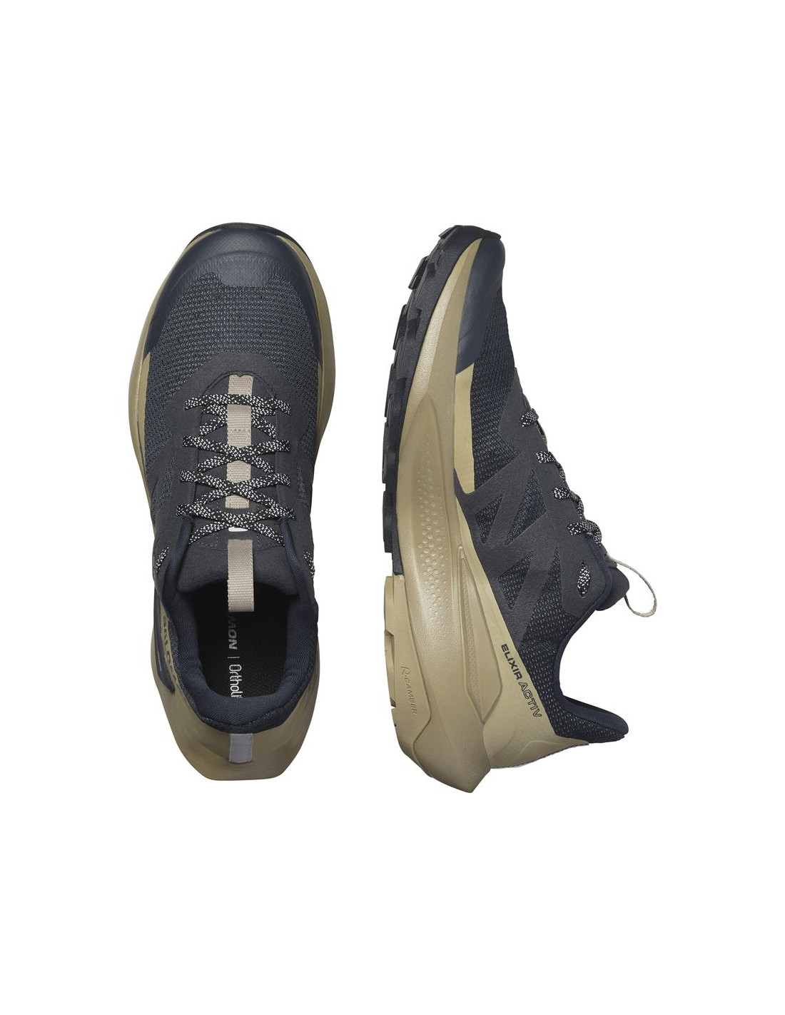 Zapatillas de Montaña Salomon Elixir Activ Carbon/Marrón Hombre