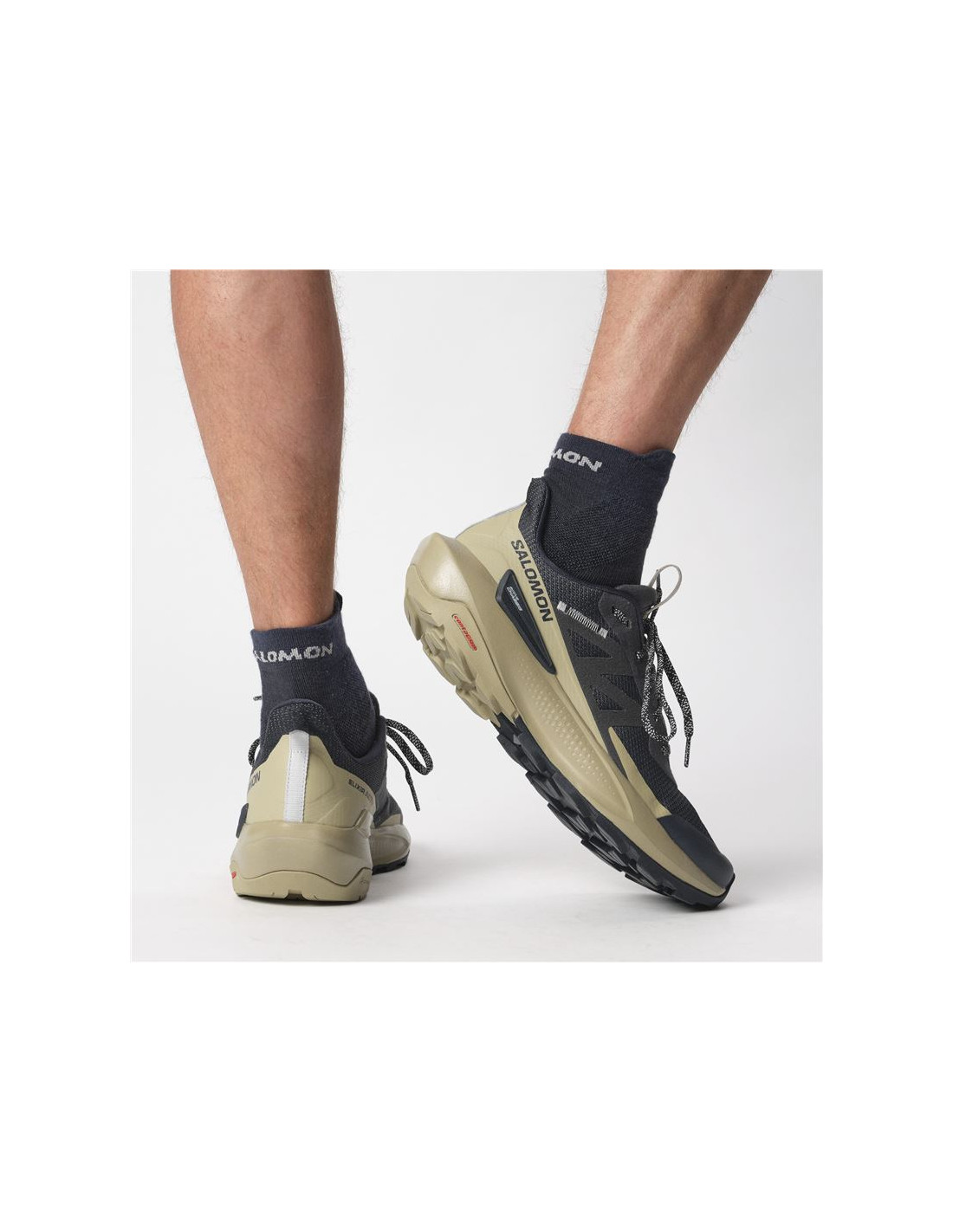 Zapatillas de Montaña Salomon Elixir Activ Carbon/Marrón Hombre