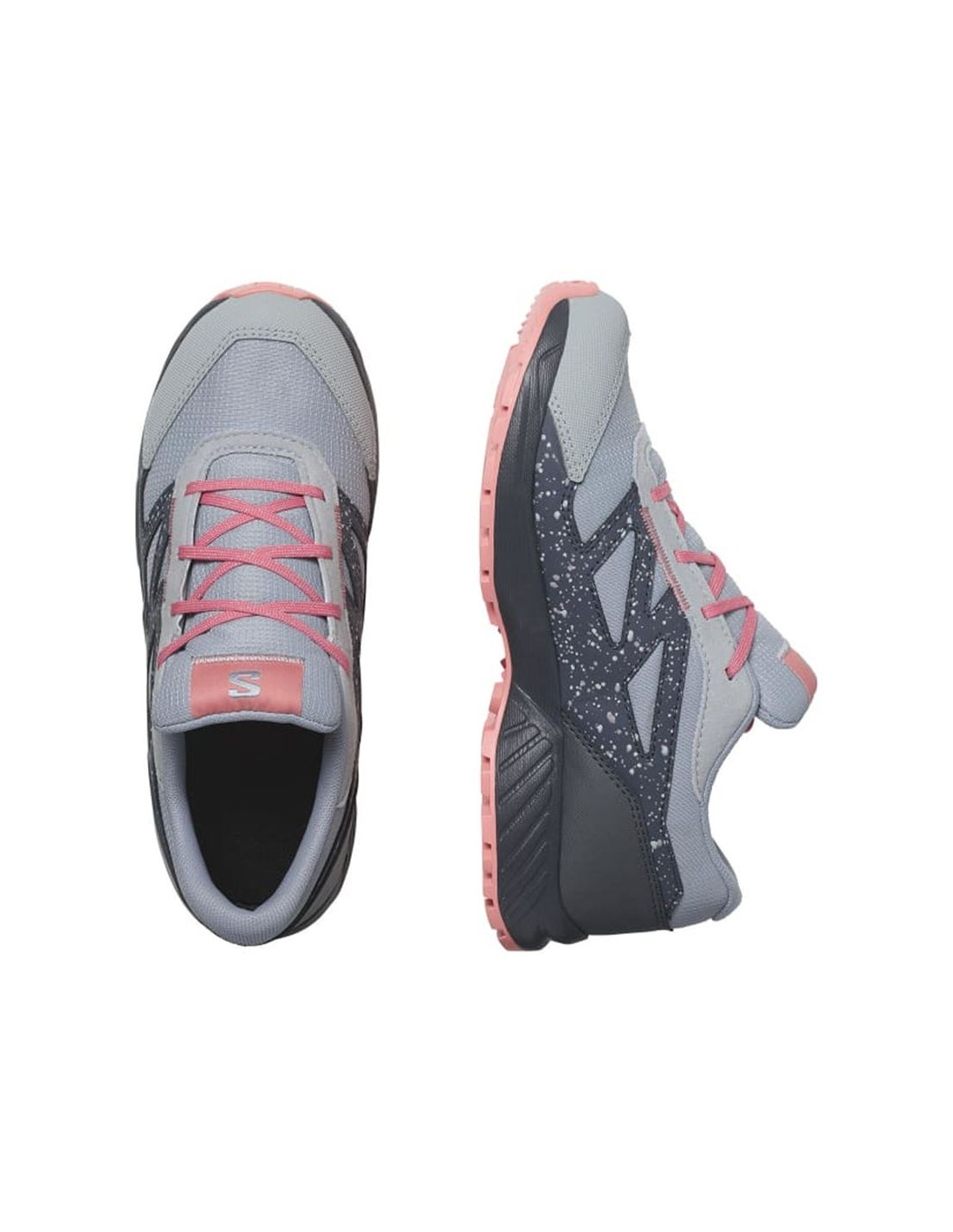 Zapatillas de Montaña Salomon Outway Climasalomon Gris/Rosa Infantil