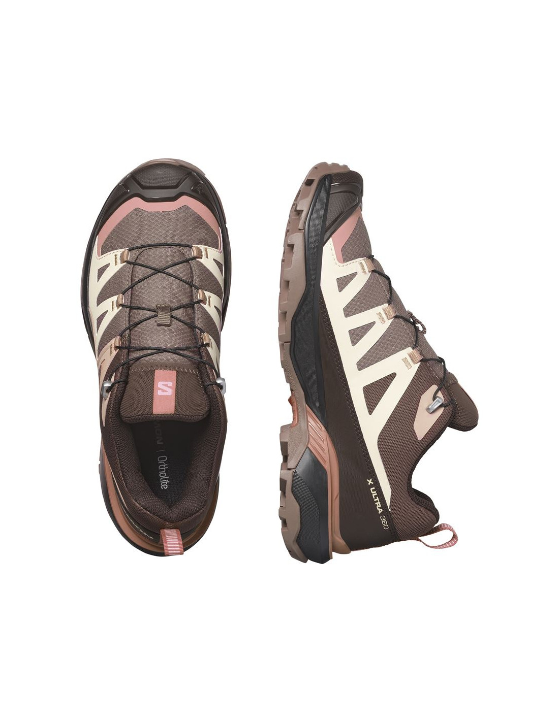 Zapatillas de Montaña Salomon X Ultra 360 Deep Mujer Marrón
