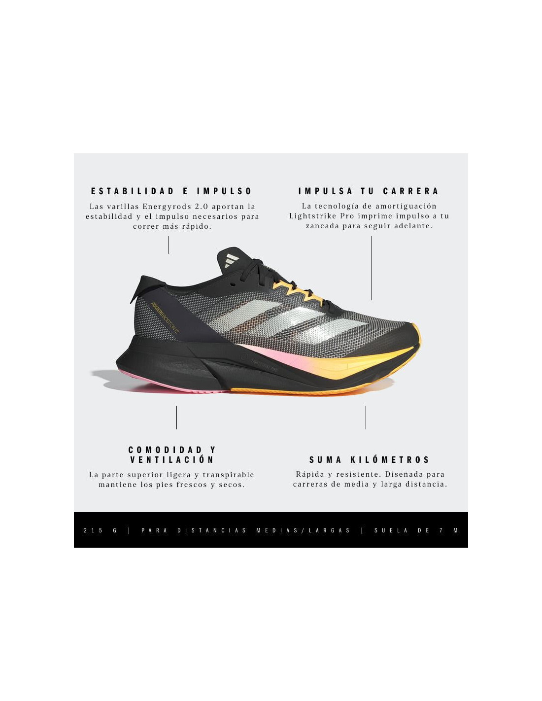Zapatillas de running adidas Adizero Boston 12