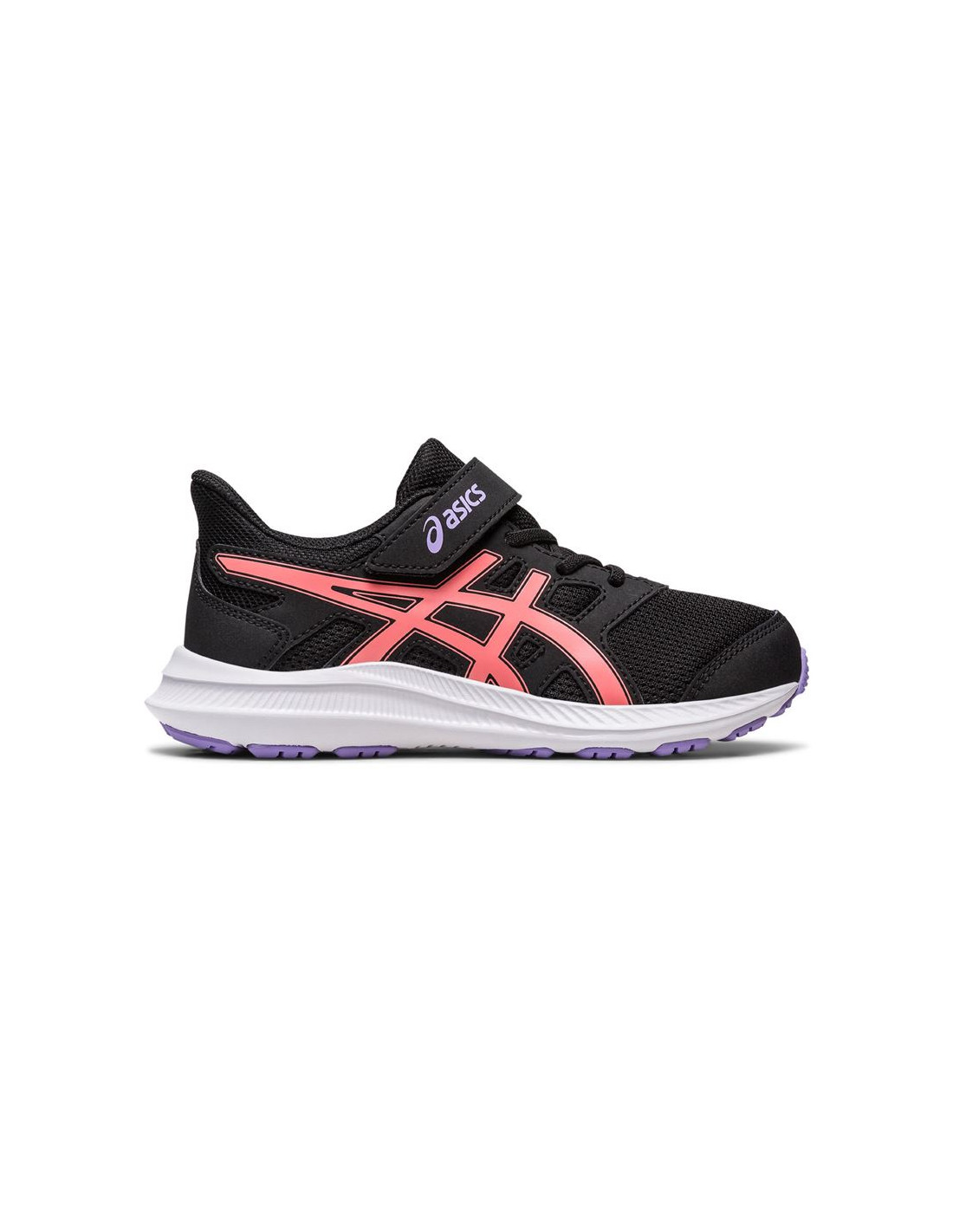 Zapatillas de Running ASICS Jolt 4 PS Negro y Rosa Infantil