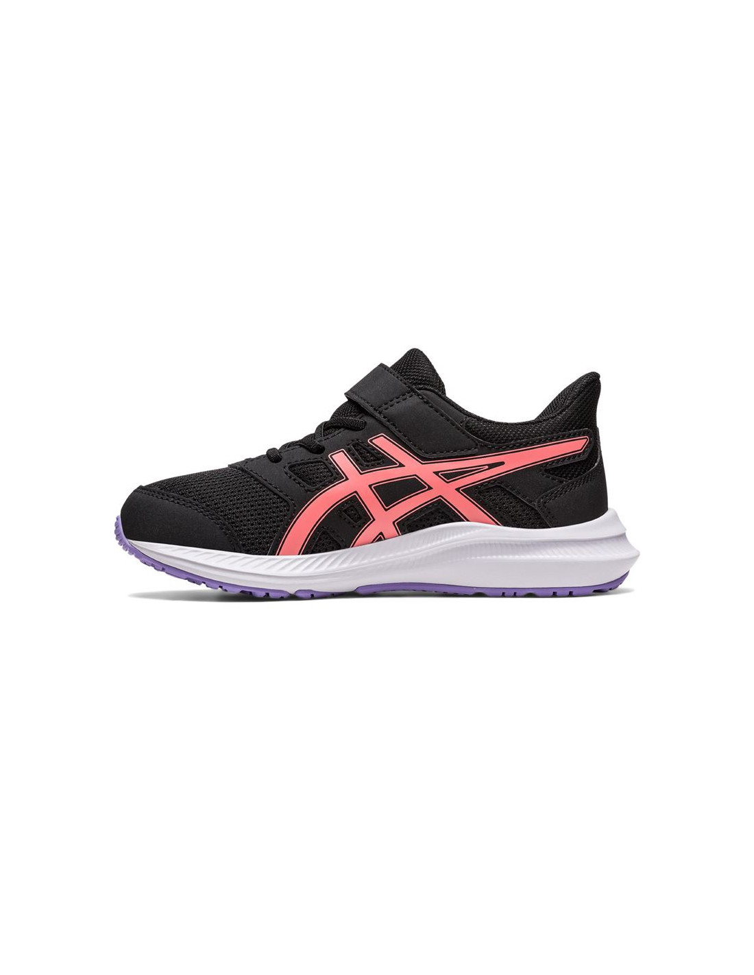 Zapatillas de Running ASICS Jolt 4 PS Negro y Rosa Infantil