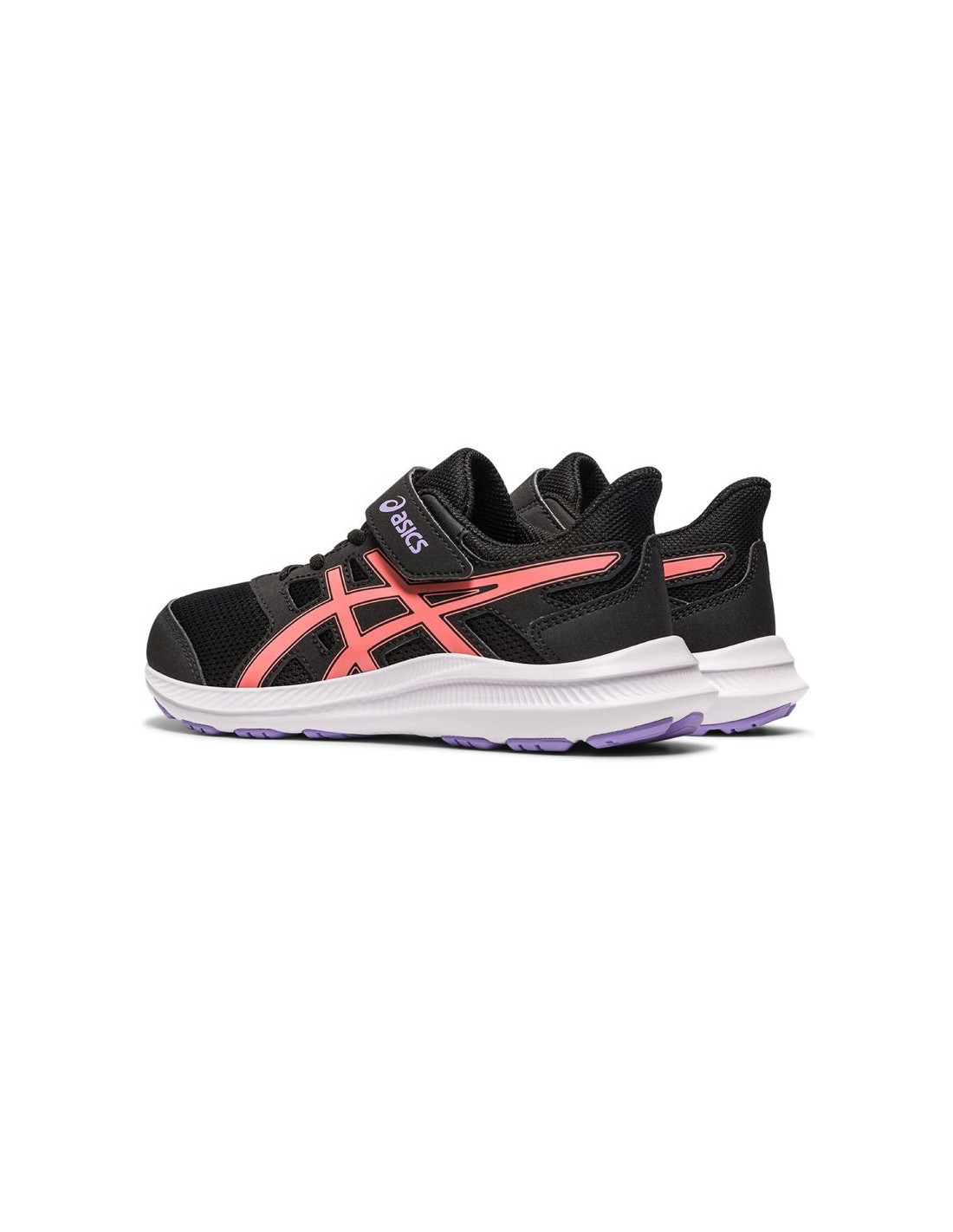 Zapatillas de Running ASICS Jolt 4 PS Negro y Rosa Infantil