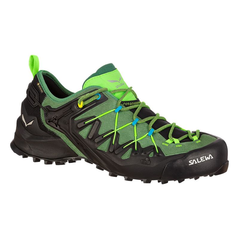 Zapatillas de senderismo Salewa Wildfire Edge Gtx (Myrtle/Fluo Green) para hombre
