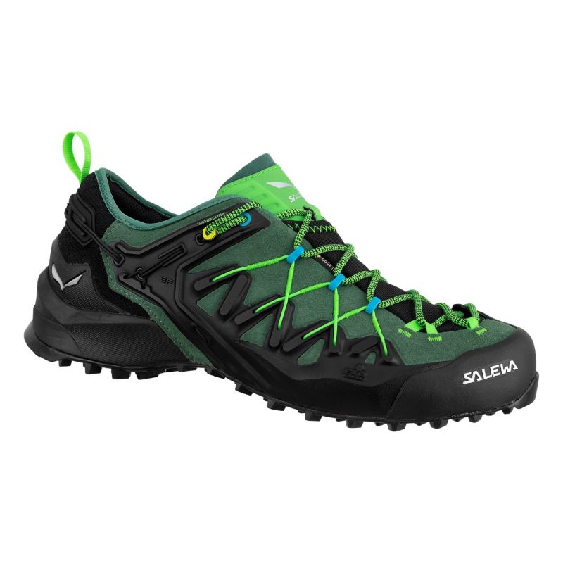 Zapatillas de senderismo Salewa Wildfire Edge Gtx (Myrtle/Fluo Green) para hombre