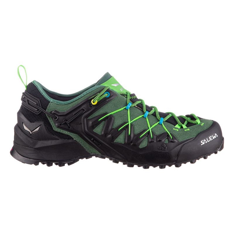 Zapatillas de senderismo Salewa Wildfire Edge Gtx (Myrtle/Fluo Green) para hombre