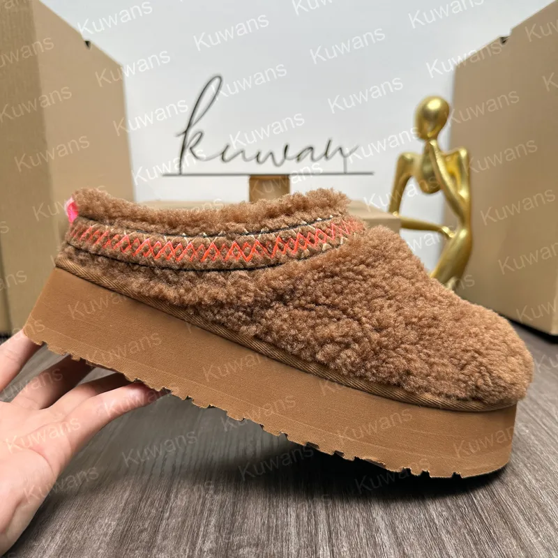 ZAPATILLAS DE TAZZ PARA MUJER TASMAN TOBOGáN DE PELAJE CLáSICO DE MOSTAZA ARENA ULTRA MINI PLATAFORMA BOTA SLIPON LES PETITES G