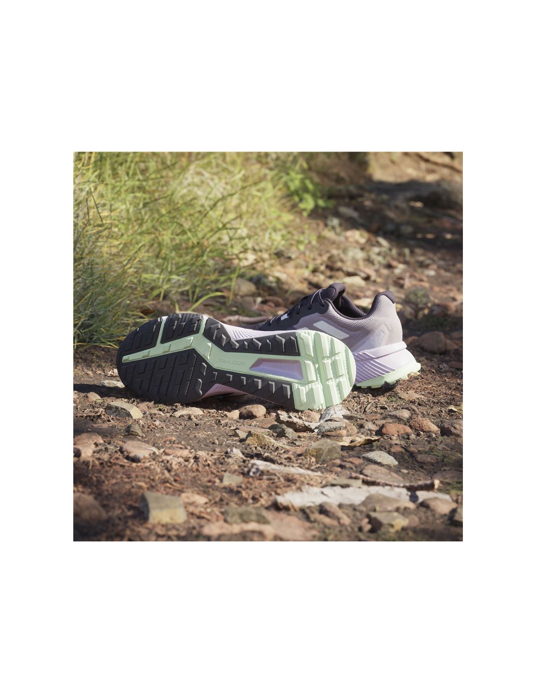 Zapatillas de Trail adidas Terrex Soulstride Rain.Rdy Trail Running Mujer Lila