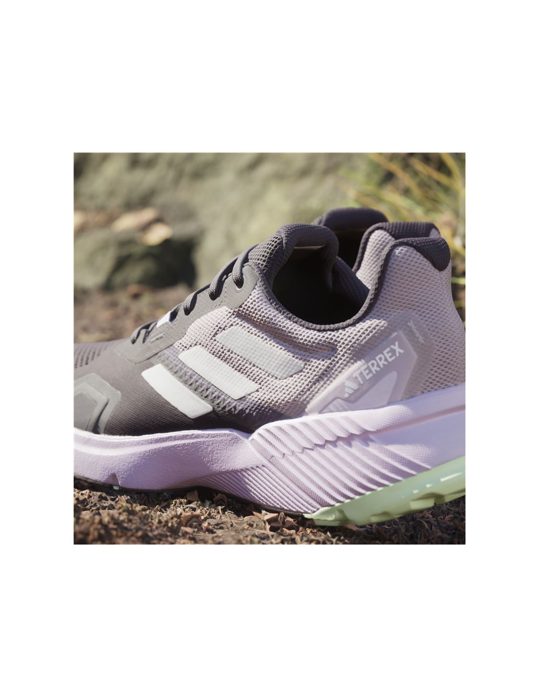 Zapatillas de Trail adidas Terrex Soulstride Rain.Rdy Trail Running Mujer Lila