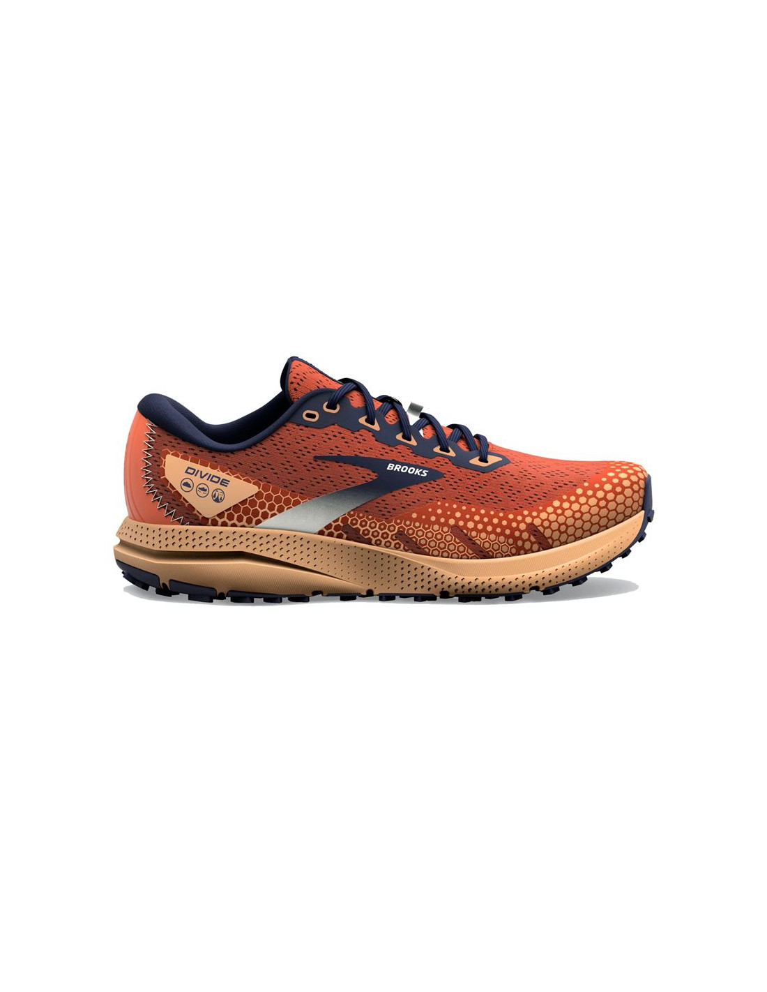 Zapatillas de Trail Brooks Divide 3 Naranja Hombre