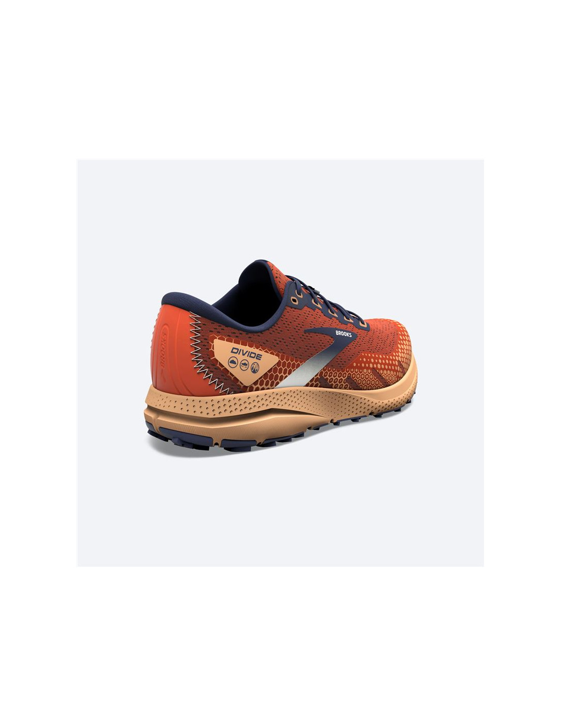 Zapatillas de Trail Brooks Divide 3 Naranja Hombre