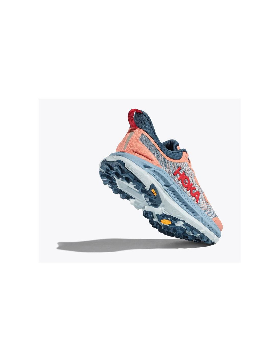 Zapatillas de Trail Hoka Mafate Speed 4 Mujer Papaya/Azul
